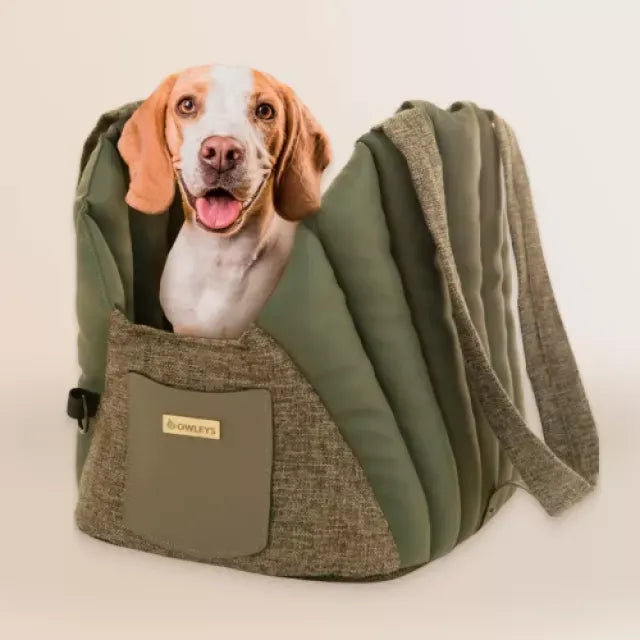 Dog Carrier Car Seat “Pearl Purse” Owleys